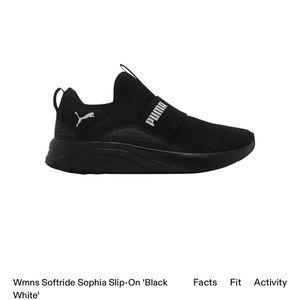 Women’s Softride Sophia Slip-On Black/White